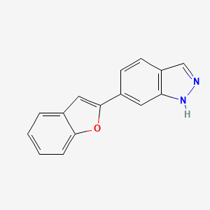 molecular formula C15H10N2O B1508485 6-Benzofuran-2-YL-1H-indazole 