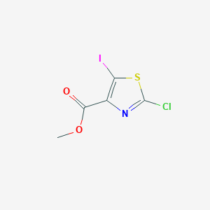 molecular formula C5H3ClINO2S B1508488 Methyl 2-chloro-5-iodothiazole-4-carboxylate CAS No. 1235034-78-2
