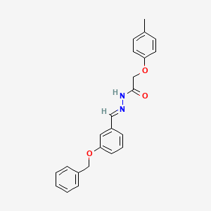 N'-(3-(Benzyloxy)benzylidene)-2-(4-methylphenoxy)acetohydrazide