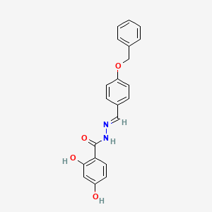 N'-(4-(Benzyloxy)benzylidene)-2,4-dihydroxybenzohydrazide