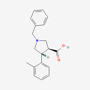 Trans-1-benzyl-4-o-tolylpyrrolidine-3-carboxylic acid