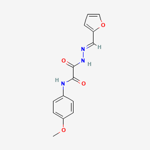 2-(2-(Furan-2-ylmethylene)hydrazinyl)-N-(4-methoxyphenyl)-2-oxoacetamide