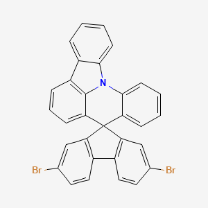molecular formula C31H17Br2N B1508524 2,7-Dibromo-spiro[9H-fluorene-9,8'-[8H]indolo[3,2,1-de]acridine] 