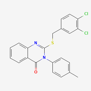 2-[(3,4-dichlorobenzyl)sulfanyl]-3-(4-methylphenyl)quinazolin-4(3H)-one