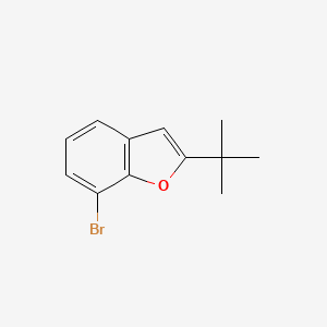 molecular formula C12H13BrO B1508547 7-Bromo-2-tert-butyl-benzofuran 