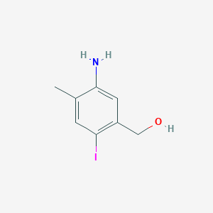 Benzenemethanol, 5-amino-2-iodo-4-methyl-