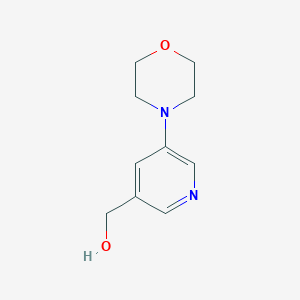 molecular formula C10H14N2O2 B1508557 (5-Morpholinopyridin-3-yl)methanol CAS No. 888070-06-2