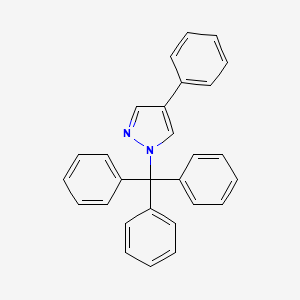 molecular formula C28H22N2 B1508558 4-Phenyl-1-(triphenylmethyl)-1H-pyrazole CAS No. 919802-97-4