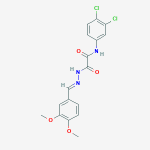 N-(3,4-Dichlorophenyl)-2-(2-(3,4-dimethoxybenzylidene)hydrazino)-2-oxoacetamide