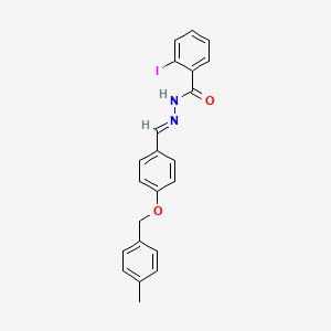 2-Iodo-N'-(4-((4-methylbenzyl)oxy)benzylidene)benzohydrazide