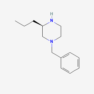 molecular formula C14H22N2 B1508577 (R)-1-benzyl-3-propylpiperazine CAS No. 928025-41-6