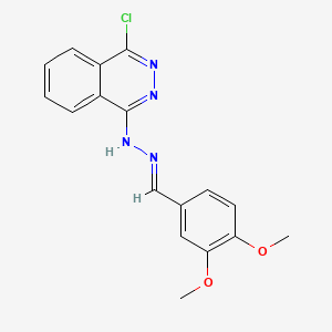 3,4-Dimethoxybenzaldehyde (4-chloro-1-phthalazinyl)hydrazone