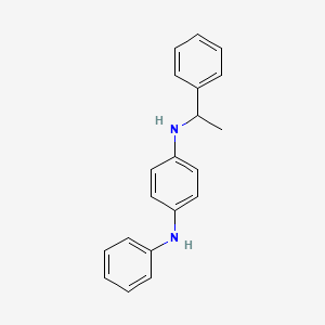 molecular formula C20H20N2 B1508587 N-Phenyl-N'-1-phenylethyl-1,4-phenylenediamine CAS No. 2830-40-2