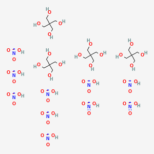molecular formula C20H58N10O46 B1508588 Nitric acid--2,2-bis(hydroxymethyl)propane-1,3-diol (5/2) CAS No. 31206-33-4