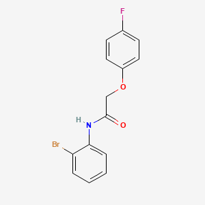 molecular formula C14H11BrFNO2 B15085928 N-(2-bromophenyl)-2-(4-fluorophenoxy)acetamide CAS No. 611185-57-0