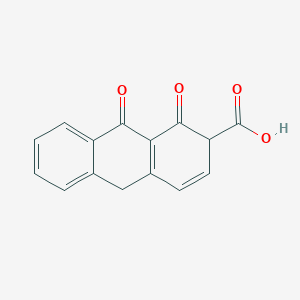 molecular formula C15H10O4 B1508594 1,9-Dioxo-1,2,9,10-tetrahydroanthracene-2-carboxylic acid CAS No. 26172-81-6