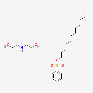 B1508606 Diethanolamine dodecylbenzenesulfonate CAS No. 26545-53-9