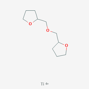 molecular formula C10H18O3Ti+4 B1508608 2-Furanmethanol,tetrahydro-, titanium(4+) salt (4:1) CAS No. 22290-53-5