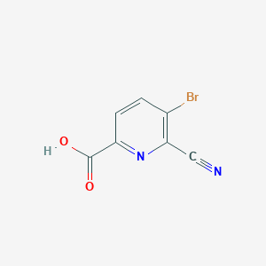 5-Bromo-6-cyanopicolinic acid