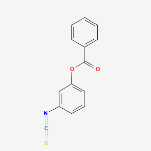 molecular formula C14H9NO2S B15086131 3-Isothiocyanatophenyl benzoate CAS No. 3125-75-5