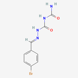 (2E)-2-(4-bromobenzylidene)-N-carbamoylhydrazinecarboxamide