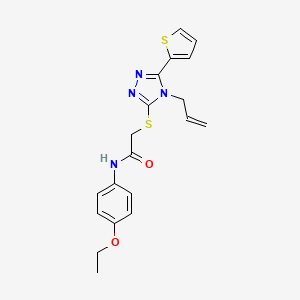 N-(4-ethoxyphenyl)-2-{[4-(prop-2-en-1-yl)-5-(thiophen-2-yl)-4H-1,2,4-triazol-3-yl]sulfanyl}acetamide