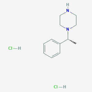 molecular formula C12H20Cl2N2 B1508623 1-[(1R)-Phenylethyl]piperazine dihydrochloride CAS No. 685105-92-4