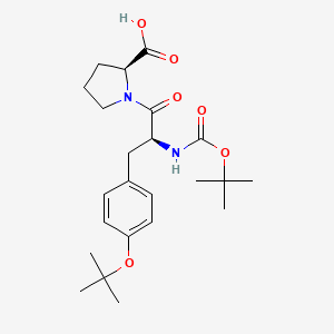 molecular formula C23H34N2O6 B1508624 Boc-Tyr(tBu)-Pro-OH CAS No. 289910-65-2