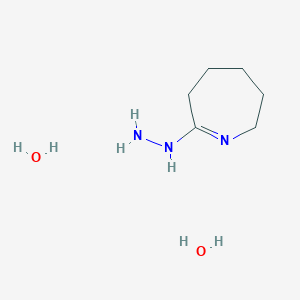 molecular formula C6H17N3O2 B1508633 (2E)-Azepan-2-one hydrazone dihydrate CAS No. 31030-25-8