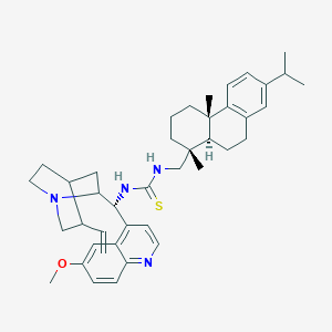 18-[[[(R)-[5-Vinyl-1-azabicyclo[2.2.2]octane-2-yl](6-methoxyquinoline-4-yl)methyl]amino](thiocarbonyl)amino]abieta-8,11,13-triene