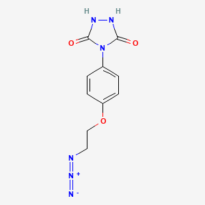 4-(4-(2-Azidoethoxy)phenyl)-1,2,4-triazolidine-3,5-dione