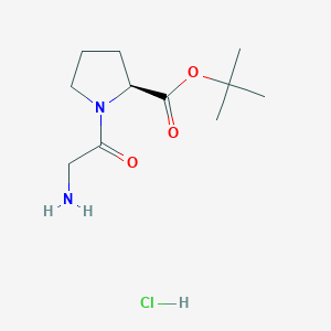 molecular formula C11H21ClN2O3 B1508672 H-Gly-Pro-OtBu-HCl CAS No. 60189-22-2