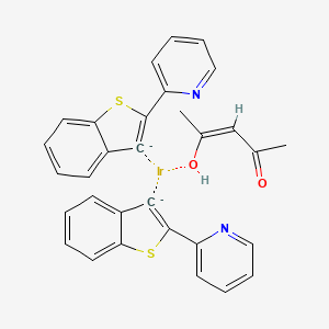 molecular formula C31H24IrN2O2S2-2 B15086760 Acetylacetonates 