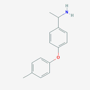 molecular formula C15H17NO B15086775 1-(4-(p-Tolyloxy)phenyl)ethanamine 