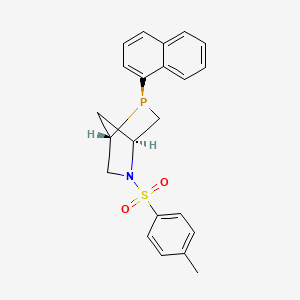 molecular formula C22H22NO2PS B15086881 Endo-1-Naphthyl Kwon [2.2.1] Bicyclic Phosphine 