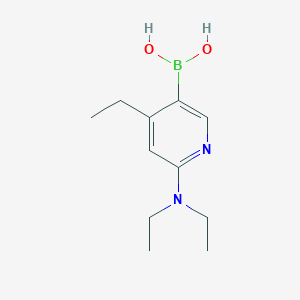 molecular formula C11H19BN2O2 B1508689 6-(Diethylamino)-4-ethylpyridin-3-ylboronic acid CAS No. 848360-82-7