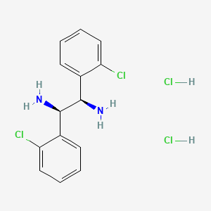 molecular formula C14H16Cl4N2 B15087064 (R,R)-Bis-(2-chlorophenyl)ethylenediamine dihydrochloride 