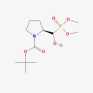 tert-butyl (2S)-2-[dimethoxyphosphoryl(hydroxy)methyl]pyrrolidine-1-carboxylate