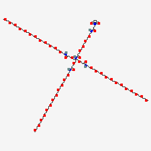 molecular formula C106H202N6O50 B15087132 MAL-PEG4-(m-PEG12)3 