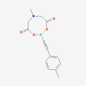 6-methyl-2-[2-(4-methylphenyl)ethynyl]-1,3,6,2-dioxazaborocane-4,8-dione