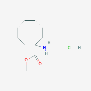 molecular formula C10H20ClNO2 B1508719 Methyl 1-aminocyclooctanecarboxylate hydrochloride CAS No. 92398-52-2