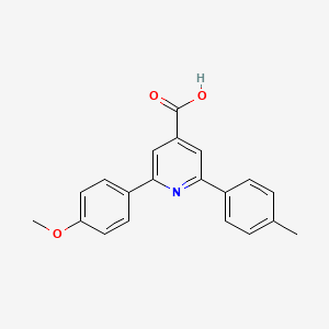 2-(4-Methoxyphenyl)-6-p-tolylpyridine-4-carboxylic acid