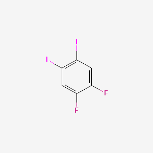 molecular formula C6H2F2I2 B1508726 1,2-Difluoro-4,5-diiodobenzene CAS No. 210567-10-5