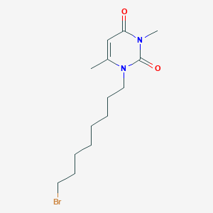 molecular formula C14H23BrN2O2 B15087272 1-(8-bromooctyl)-3,6-dimethylpyrimidine-2,4(1H,3H)-dione CAS No. 351068-72-9