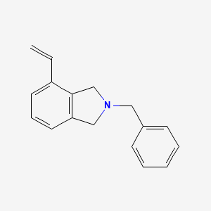 molecular formula C17H17N B1508731 2-Benzyl-4-vinylisoindoline CAS No. 923590-80-1