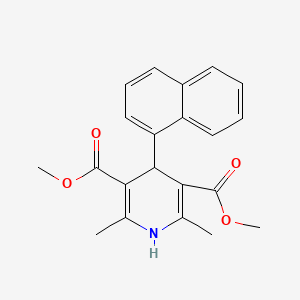 Dimethyl 2,6-dimethyl-4-(naphthalen-1-yl)-1,4-dihydropyridine-3,5-dicarboxylate