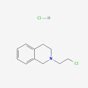 2-(2-chloroethyl)-3,4-dihydro-1H-isoquinoline;hydrochloride