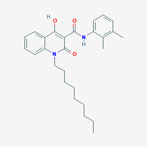 N-(2,3-dimethylphenyl)-4-hydroxy-1-nonyl-2-oxo-1,2-dihydroquinoline-3-carboxamide