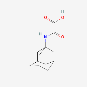 molecular formula C12H17NO3 B15087440 Adamantyloxamic acid 