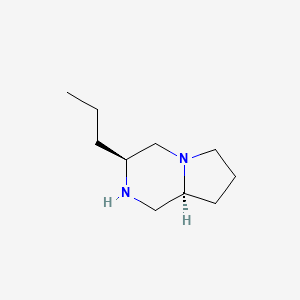 molecular formula C10H20N2 B15087561 (3S,8AS)-3-propyloctahydropyrrolo[1,2-a]pyrazine 